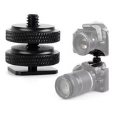 Adaptador Parafuso Dual Com Rosca 1/4 Greika Ya4380 