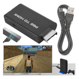 Adaptador Ps2 To Hdmi Av Conversor P/ Hdmi 1080p Imagem Som