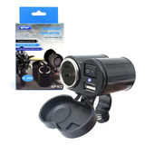 Adaptador Tomada Knup Kp-572 Acendedor 12vdc E Usb 5vdc Carr