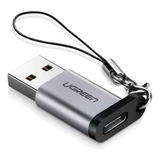 Adaptador Ugreen Usb-c Para Usb 3.0 Com Chaveiro