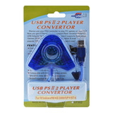 Adaptador Usb Compatível Controle Ps2 Ps1 Ligue No Pc E Ps3