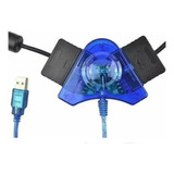 Adaptador Usb Duplo Controles Ps2 E Ps1 Para Pc Ps3 Notebook