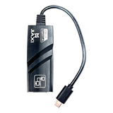 Adaptador Usb Tipo C 3.1 Ethernet Pc Internet Rede