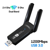 Adaptador Wifi Dual Band 1200mb 2.4/5ghz Wireless 5g Usb 3.0