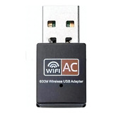 Adaptador Wifi Dual Band 2.4 / 5ghz 600mbps Wireless 5g Usb