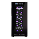 Adega De Vinhos 12 Garrafas Gradiente Display Digital Bivolt