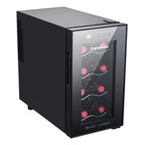 Adega De Vinhos 8 Garrafas Display Digital Gradiente Bivolt