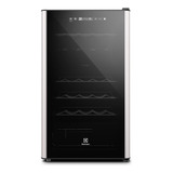 Adega Electrolux Preta 29 Garrafas 110v Com Duas Zonas De Temperatura E Painel Digital Wdf29