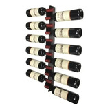 Adega Vertical Suporte Vinho Parede 12 Garrafas - Preto(aço)