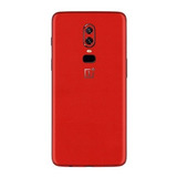 Adesivo 3m Skin Pelicula Capa Vermelho Fosco One Plus 6