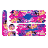 Adesivo Bike Infantil Aro 12/16/20 Barbie Princesas Popstar