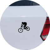 Adesivo Carro Moto Vidro Mountain Bike Bicicleta Atleta