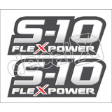 Adesivo Chevrolet S10 Flexpower 2011 S10010 Flex Power