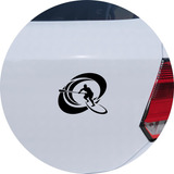 Adesivo De Carro Stand Up Surf No Tubo