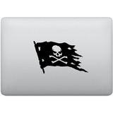 Adesivo De Notebook Bandeira Pirata