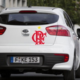 Adesivo De Parede Clube Regatas Do Flamengo Pequeno - 20x25