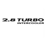 Adesivo Emblema S10 2.8 Turbo Intercooler Preto Resinado