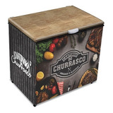 Adesivo Envelopamento Freezer Cantinho Do Churrasco Amizade