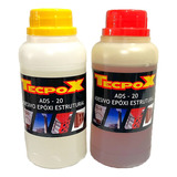 Adesivo Epóxi Cola Para Barcos Madeira 900g A+b Ads20 Tecpox
