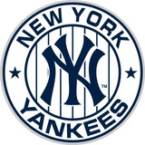 Adesivo Externo - New York Yankees - 10cm X 10cm