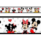 Adesivo Faixa Border Infantil Mickey E Minnie - 2 Unid