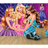 Adesivo Faixa Border Princesas Barbie 8m² 2,65 A X 3,00 L