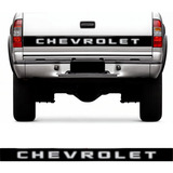 Adesivo Faixa Chevrolet Tampa Traseira Chevrolet S10 Preto
