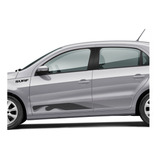 Adesivo Faixa Lateral Compatível Volkswagen Gol Surf Preto
