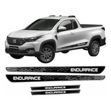 Adesivo Faixa Lateral Soleira Porta Fiat Strada Endurance