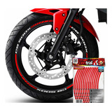 Adesivo Filete Friso 2 Rodas Aro 13 Ao 22 Honda Cb 500x