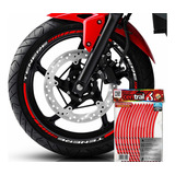 Adesivo Filete Friso 2 Rodas Aro 13 Ao 22 Yamaha Tenere