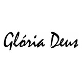 Adesivo Glória Deus Para-brisa Grande. Qualificado Caminhão