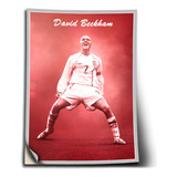 Adesivo Idolo Craque David Beckham Auto Colante A1 84x60cm