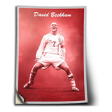 Adesivo Idolo Craque David Beckham Auto Colante A2 60x42cm