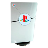 Adesivo Logo Retrô Compatível Para Ps5 Slim Com 02 Unidades! Cor Vermelho