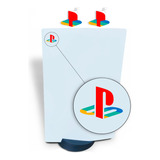 Adesivo Logo Retrô Playstation. Console Ps5. C/2 Unidades.
