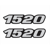 Adesivo Mercedes Benz 1520 Par Emblema Resinado Caminhão 59