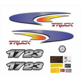 Adesivo Mercedes Benz 1723 Emblema Truck Resinado 18223 Cor Não Se Aplica