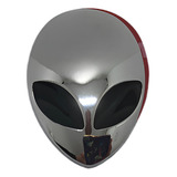 Adesivo Metálico 3d Alien Extraterrestre Ufo Tunning Logo Et