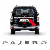 Adesivo Mitsubishi Pajero Cromado 2,5x33 Cms Resinado