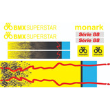 Adesivo Monark Bmx Superstar - 1988 88 - Frete Grátis 