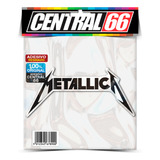 Adesivo Musica Banda Metallica Logo Resinado
