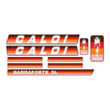 Adesivo Não Decal Bicicleta Caloi Barra Forte Sl 1982 Vermel