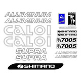 Adesivo Não Decal Caloi Aluminum Supra Branco