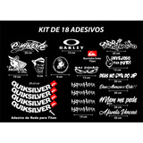 Adesivo Osascorte - Quiksilver Roda Titan - Kit 18 Adesivos