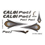 Adesivo Para Bicicleta Caloi Poti Prata Frete Grátis