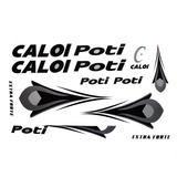 Adesivo Para Bicicleta Caloi Poti Preto Frete Grátis