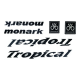 Adesivo Para Bicicleta Monark Tropical