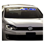 Adesivo Para Brisa Estilo Dub Carro Rebaixado Som Automotivo