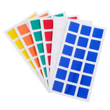 Adesivo Para Cubo Mágico Dayan Stickers Para 12 Cubos 3x3x3